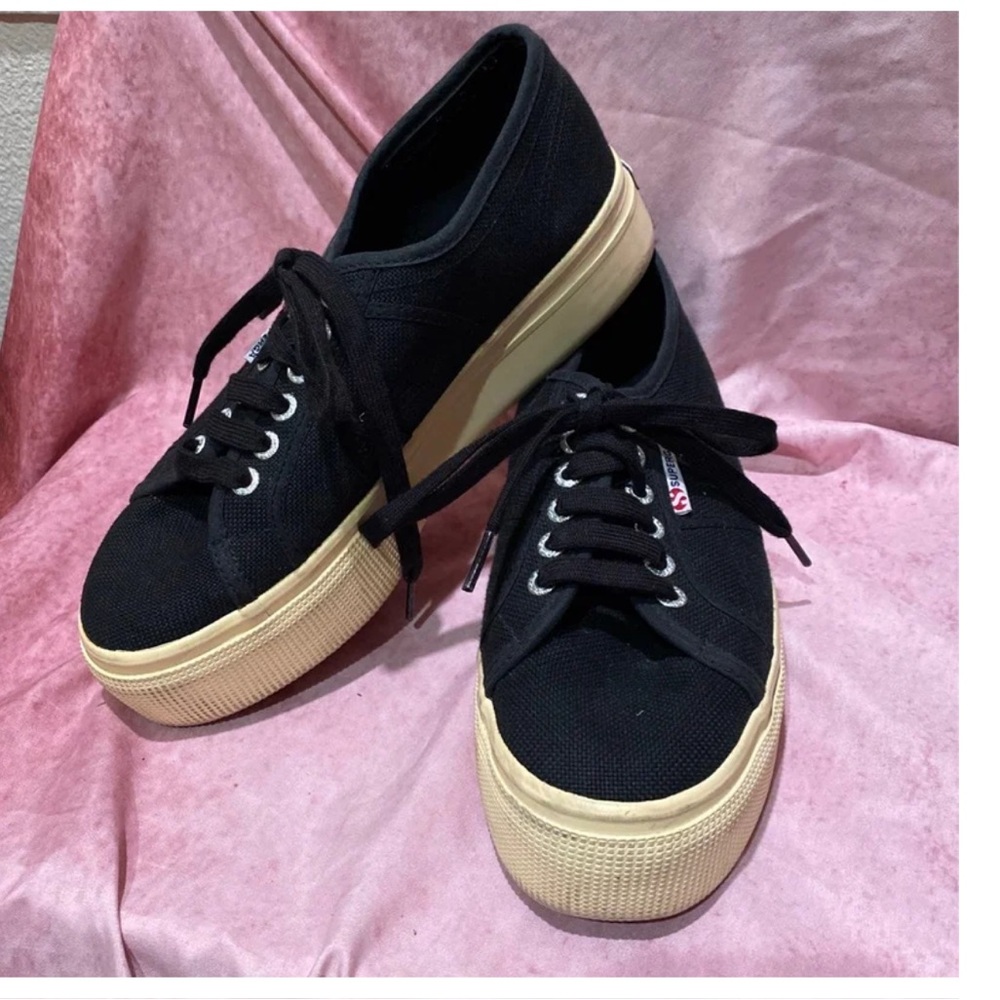Women’s Platform Superga Canvas Sneakers 🌵7